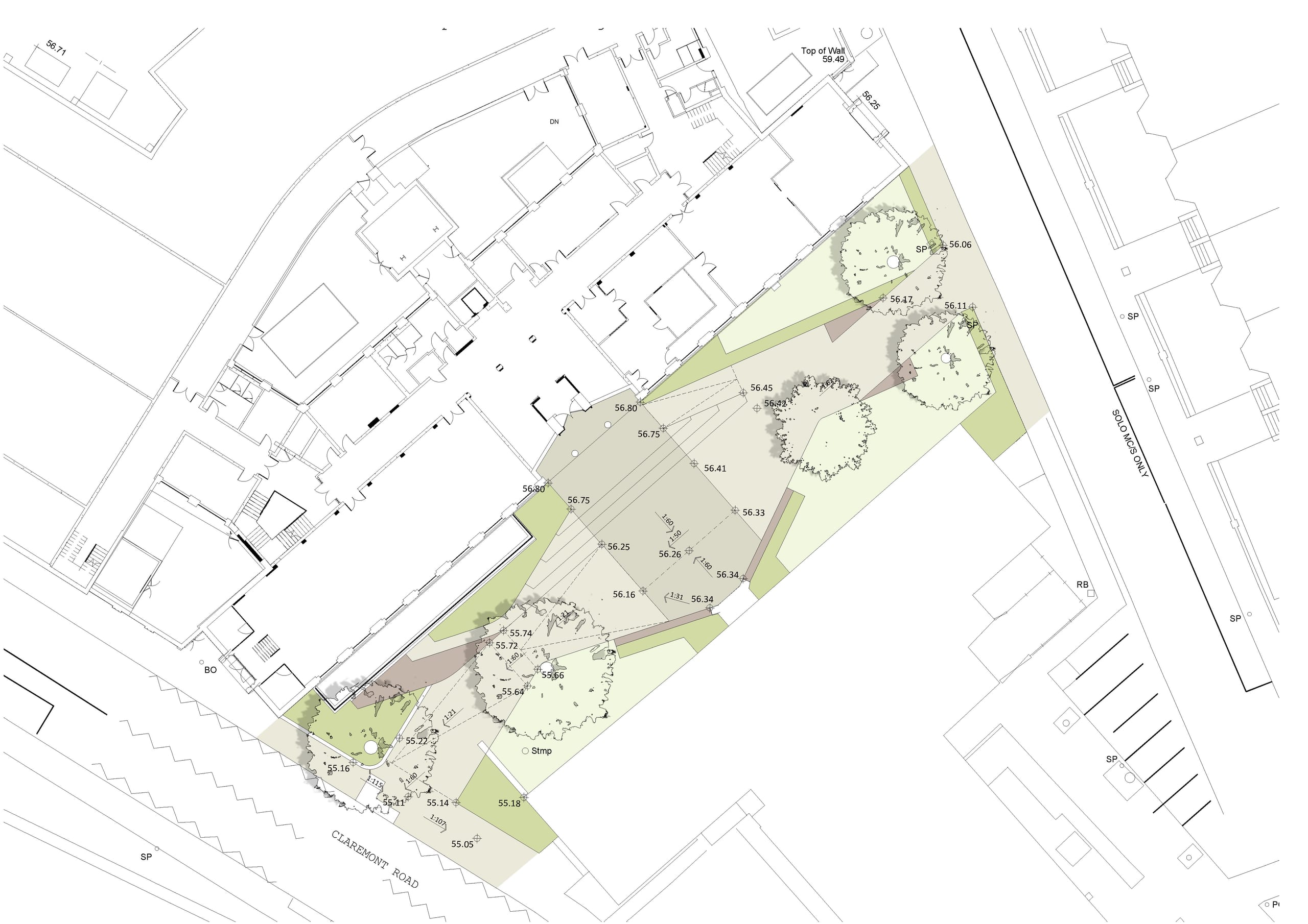 Site arrangement – Newcastle University Stephenson Building