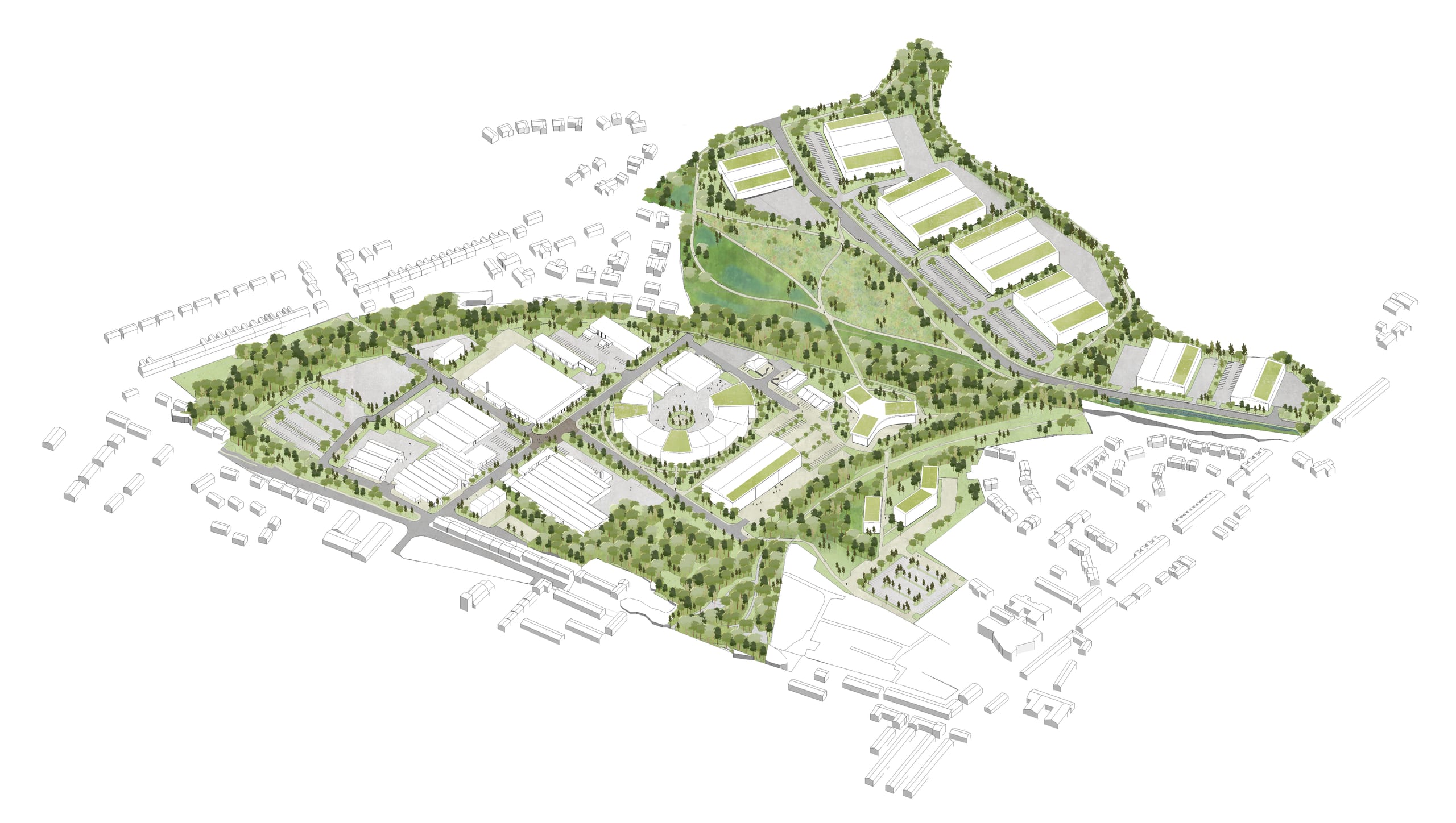 Masterplan Axo – Leconfield Regeneration Framework