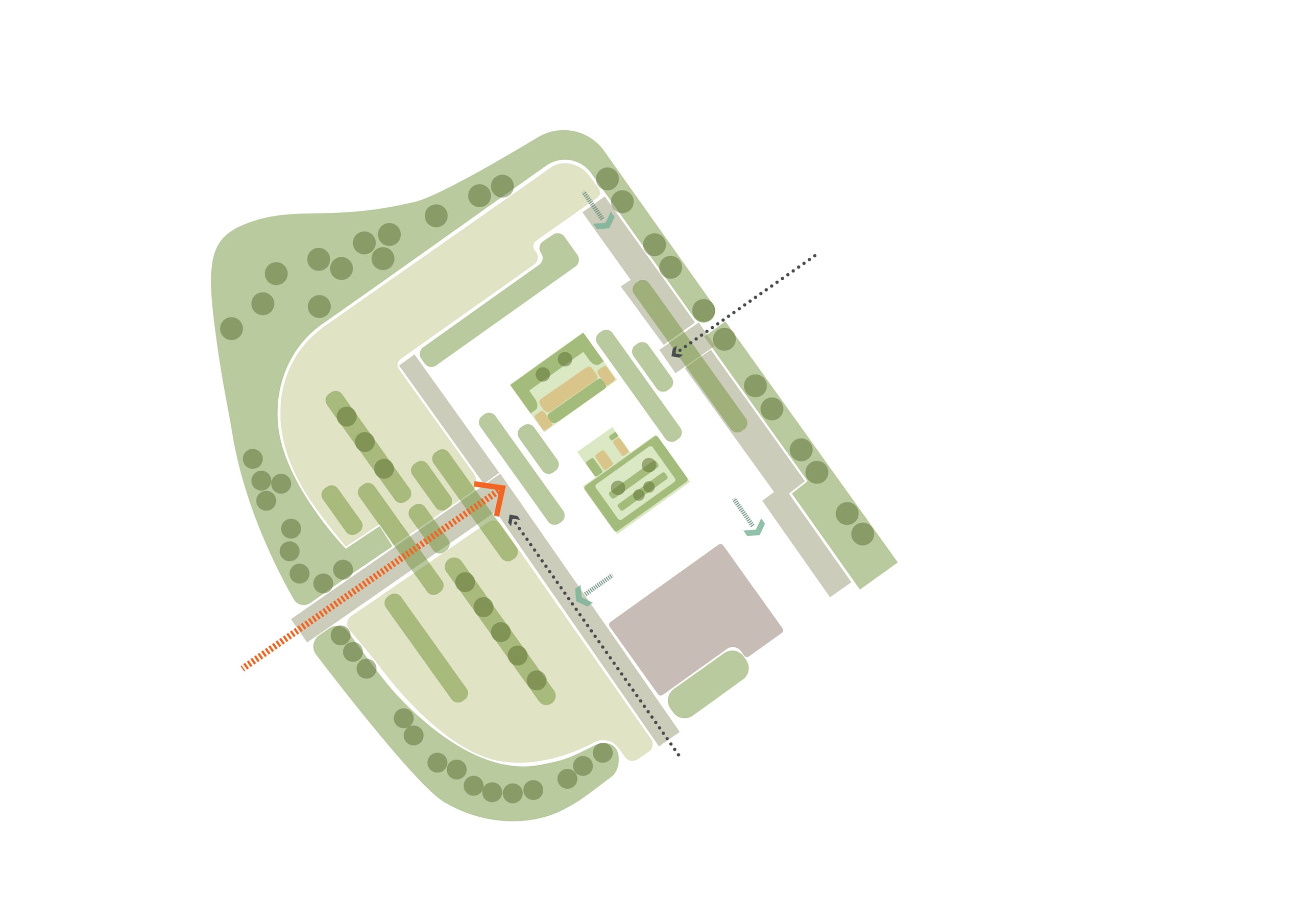 Concept masterplan – Shotley Bridge Hospital
