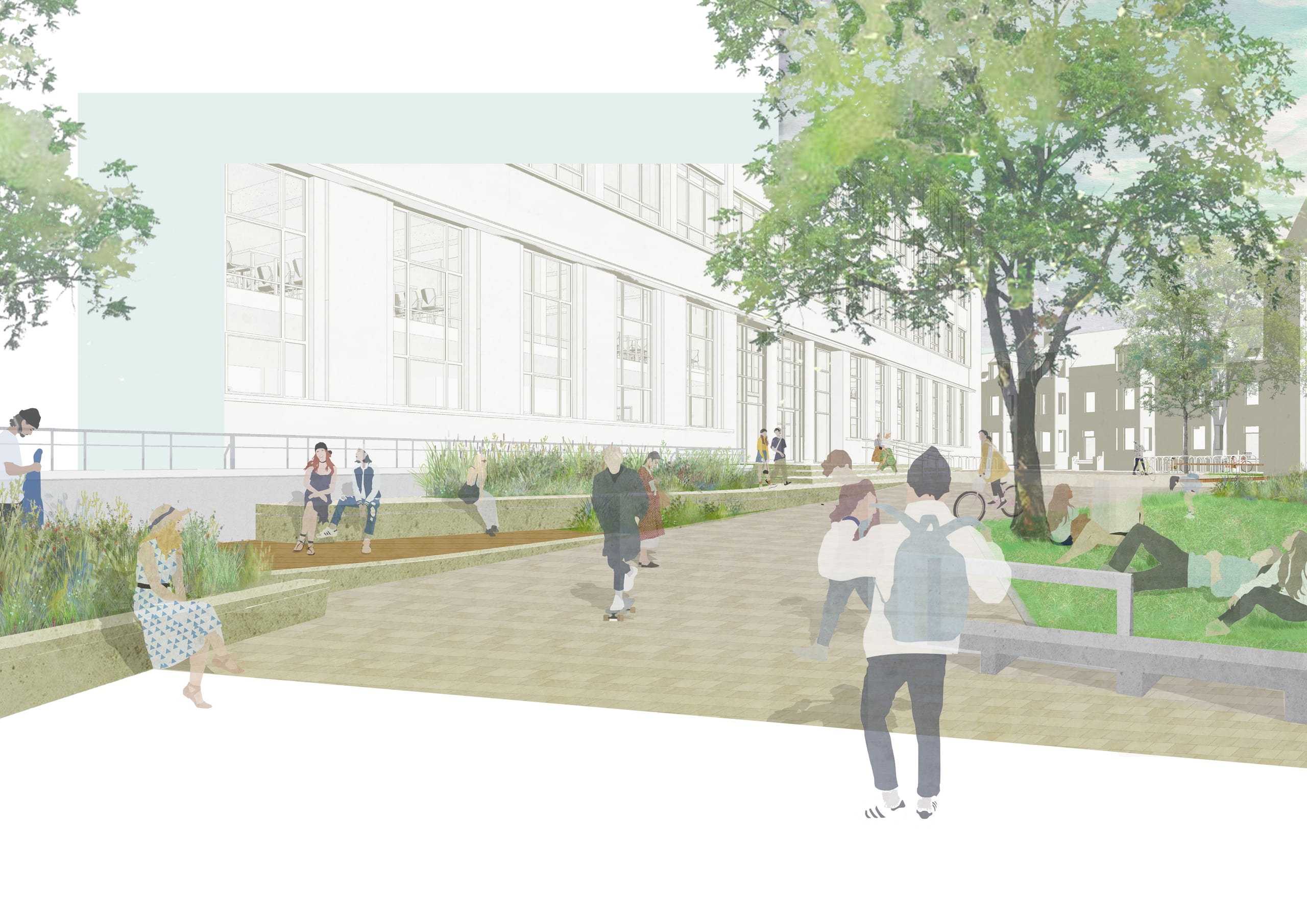 Illustration – Newcastle University Stephenson Building