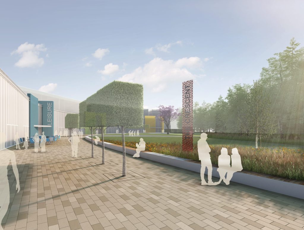 Crescent Visual – Ponteland Schools & Leisure Centre