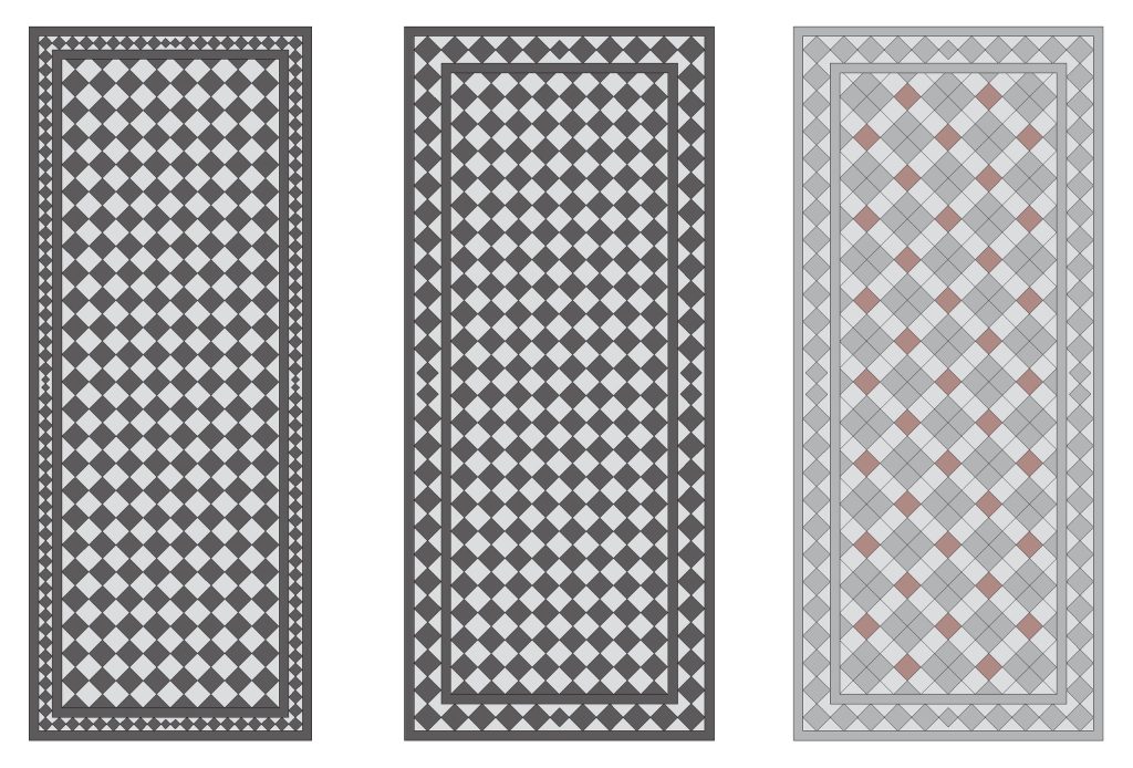 Paving entrance options – Jesmond Assembly