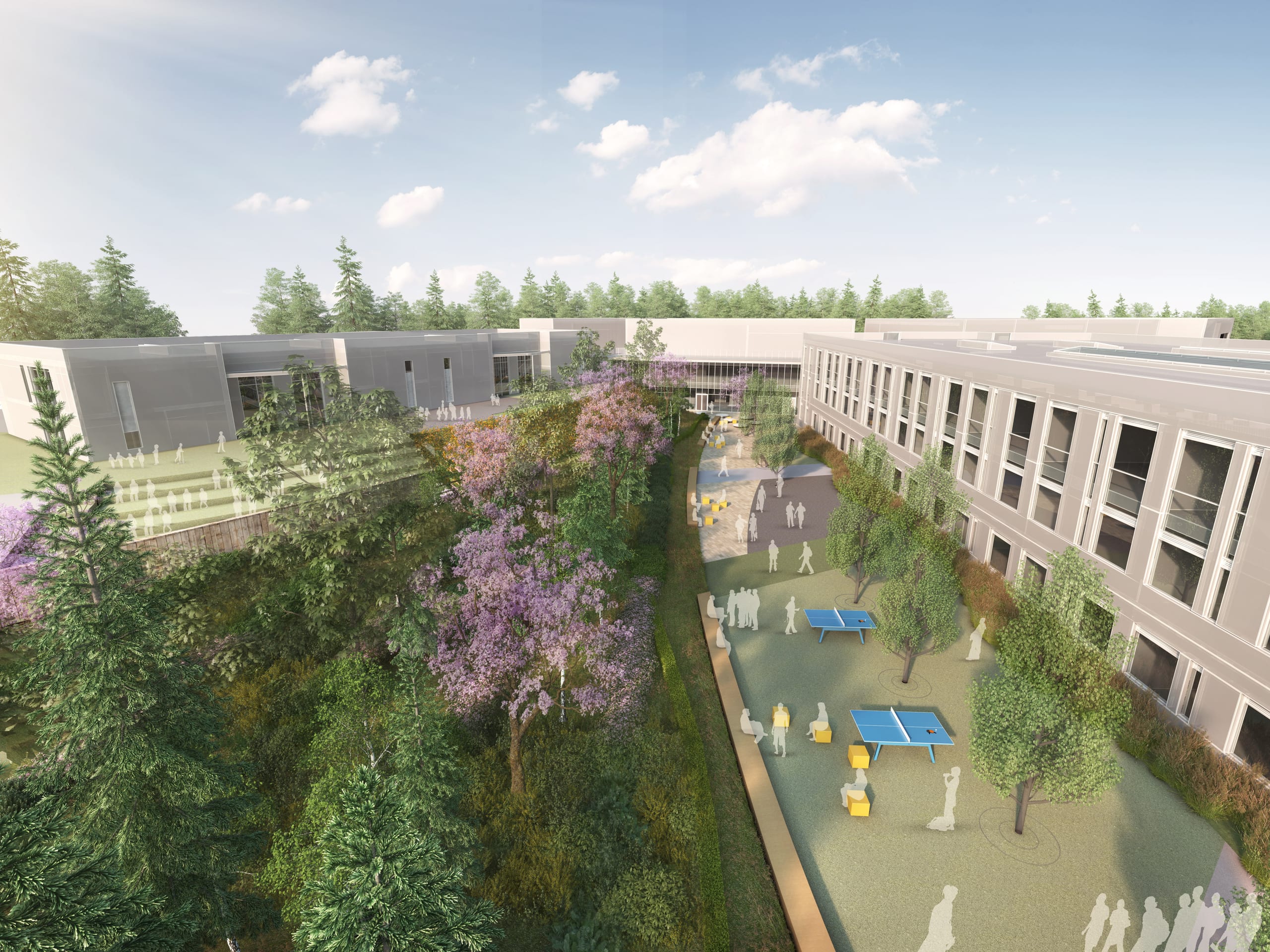 Secondary School visual – Ponteland Schools & Leisure Centre