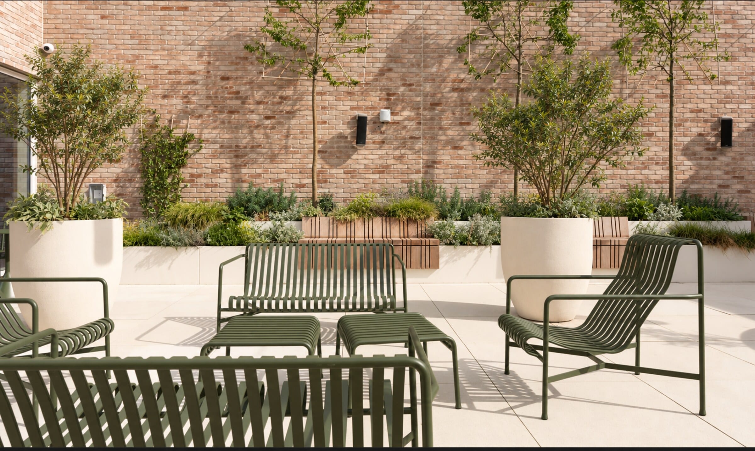 Furniture and integrated planting – Culture House Sky Garden